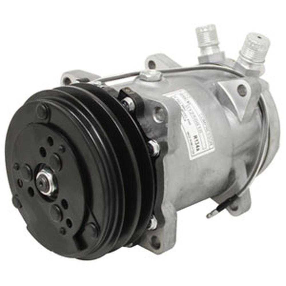 A-60-2921T94 New Compressor - Sanden Style w/ Clutch (9103) Fits Steiger