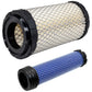 K2581-82311 Set of Air Filters Inner & Outer Fits Kubota Models ZD1011 ZD1021