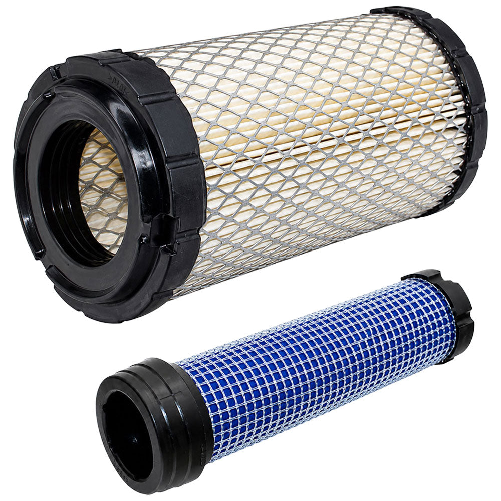 K2581-82311 Set of Air Filters Inner & Outer Fits Kubota Models ZD1011 ZD1021