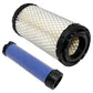 K2581-82311 Set of Air Filters Inner & Outer Fits Kubota Models ZD1011 ZD1021