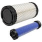 K2581-82311 Set of Air Filters Inner & Outer Fits Kubota Models ZD1011 ZD1021