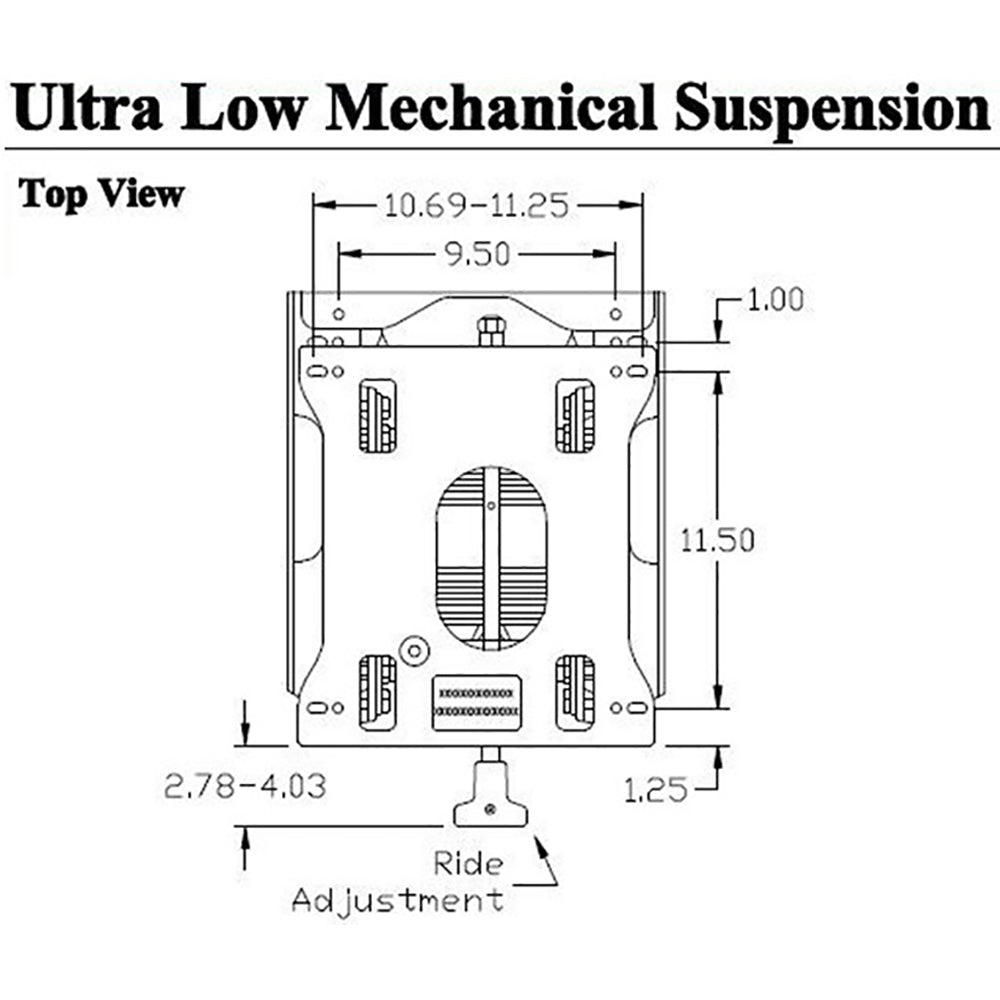 Seat Suspension Kit fits Many Ariens Gravely Fits Exmark Fits Toro Scag Hustler