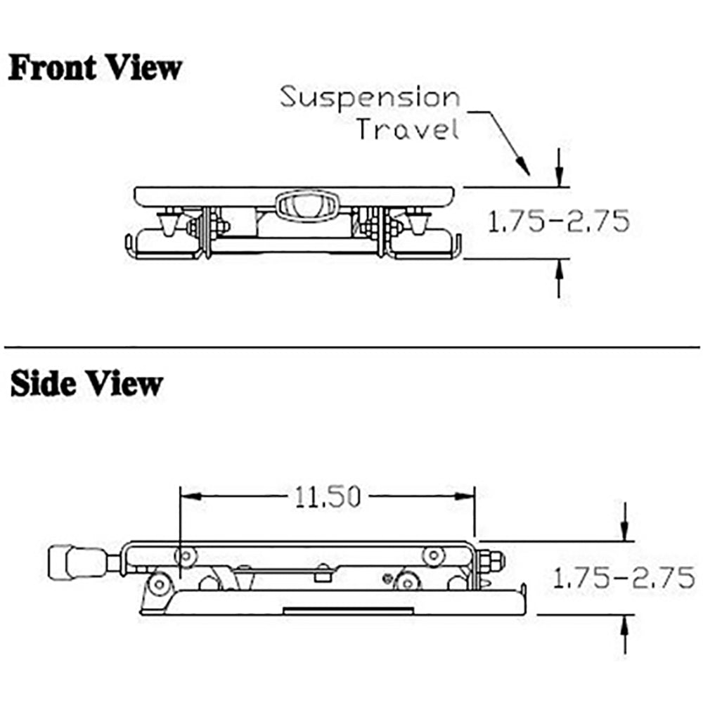 Seat Suspension Fits Universal Products Replaces 6081