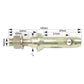 646038M1 7/8" UNF Pin Implement Fits CAT Tractors