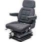 Fits Case 870-1370 Agri King KM 1004 Seat & Mechanical Suspension - Black Fabric