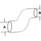 Bottom Radiator Hose Fits Case/International Harvester Replaces 65430C1