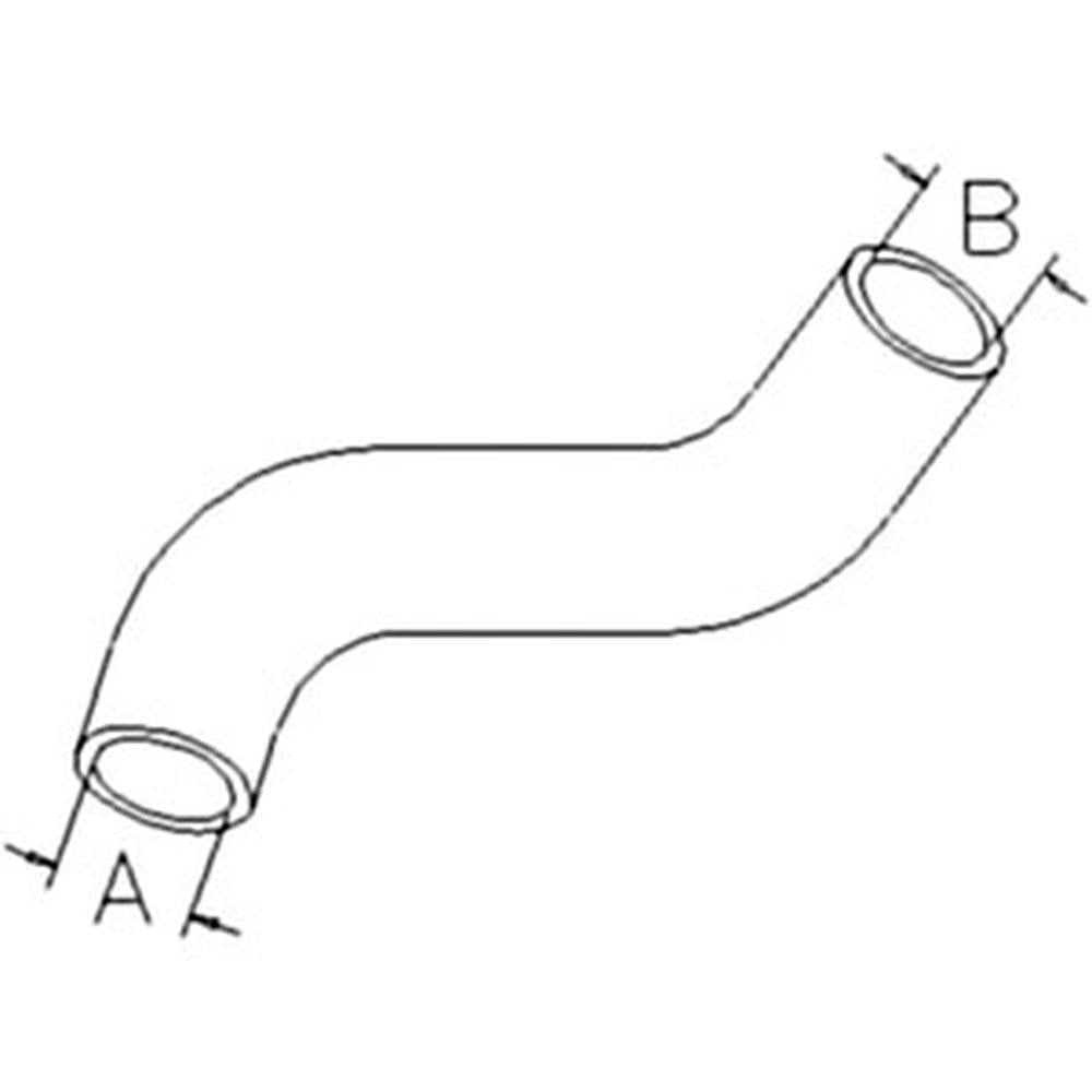 Upper Radiator Hose Fits Bobcat 751 753 763 773 7753 6578280