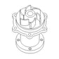6599948 Skid Steer Loader Water Pump with Gasket Fits Bobcat 843