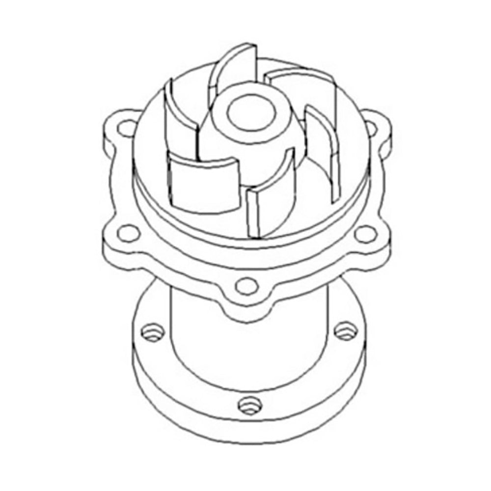 6599948 Skid Steer Loader Water Pump with Gasket Fits Bobcat 843