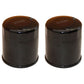 (2) Oil Filters Fits Briggs and Stratton 692513 820314 Fits JD AM101054 AM107423