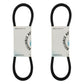 (Set of 2) PTO Shaft Belt Fits Kubota G3200 G4200 G5200 G6200 RC40-G RC44-G