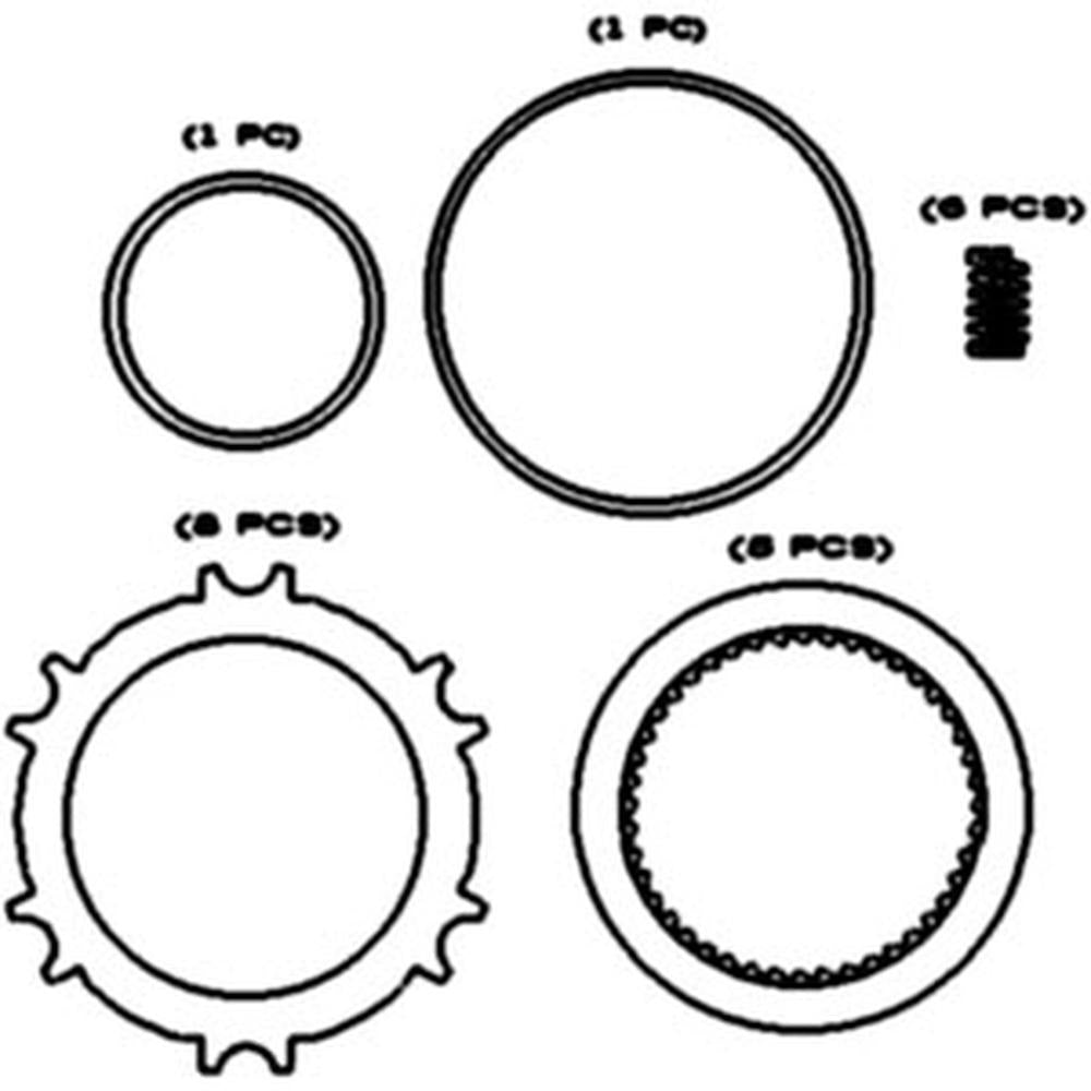 3125257R91 McCormick C70 C80 C90 C100 PTO Clutch Repair KIt