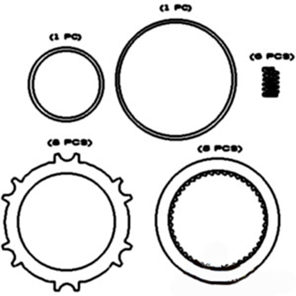 PTO Clutch Kit Fits Case/International Harvester Replaces 66193C1