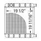 Radiator Replacement 6660004 Fits Bobcat Skid Steer Loader 943 w/ Perkins D