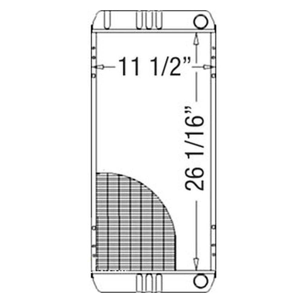 Radiator Fits Bobcat 763 773 7753 S130 653 751 753  OE#  6666384 666384