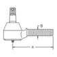1904-0021 - Tie Rod End Fits Kubota