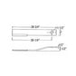 67327 Rotary Cutter for Brush Hog 30 3/4" Long Blade Squealer SQ72 SQ72-2 SQ72-3