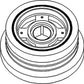 WN-683459C94-PEX Damper Pulley Fits International/CaseIH 1480 1640 1660 1680