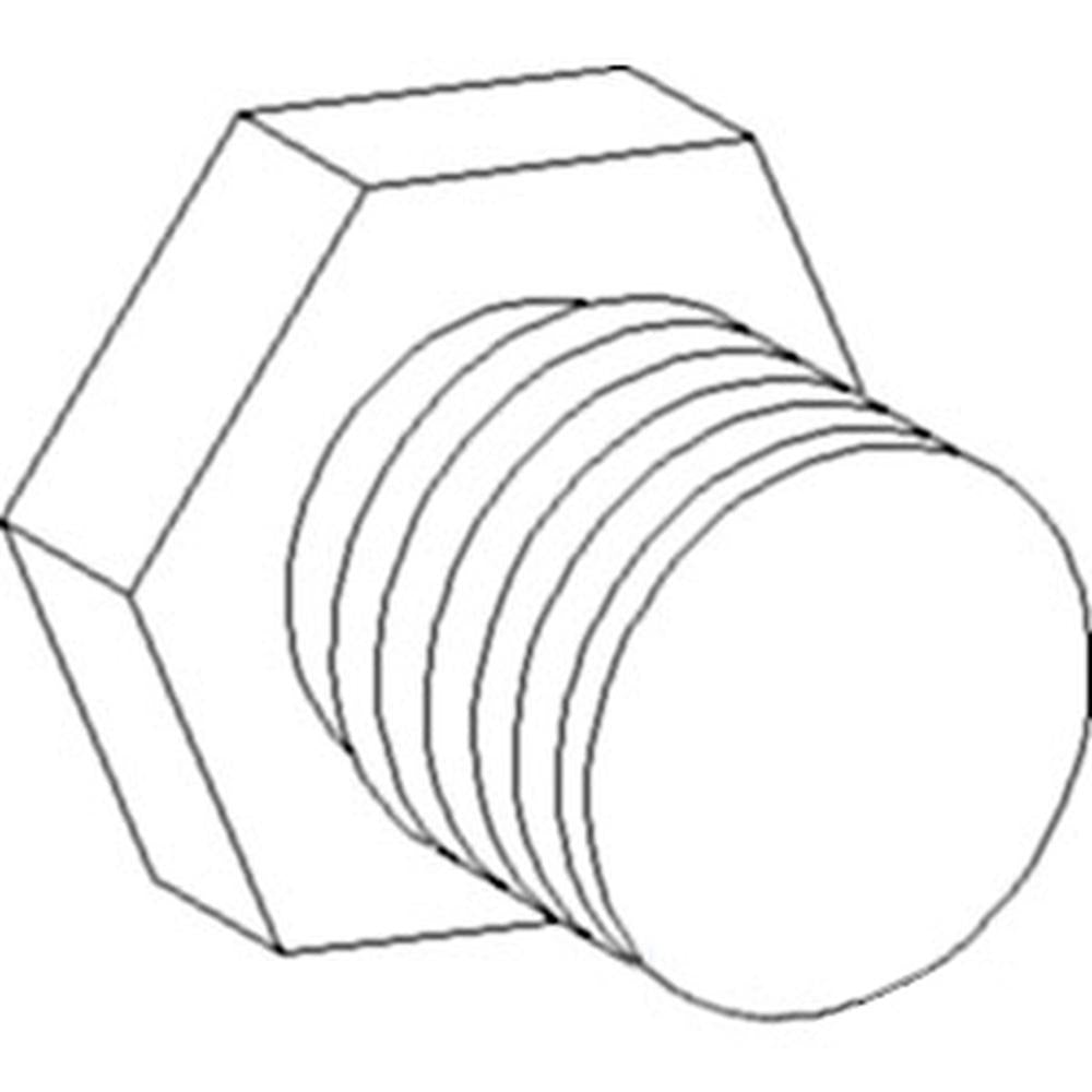 Oil Pan Drain Plug Fits Case/International Harvester Replaces 445096
