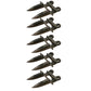 Qty 5: 2 Prong Double Heat Treated Forged Guard
 Fits Hesston Replaces 049270H