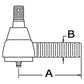 70207726 New LH Tie Rod End Fits Allis Chalmers AC Tractor Models B C