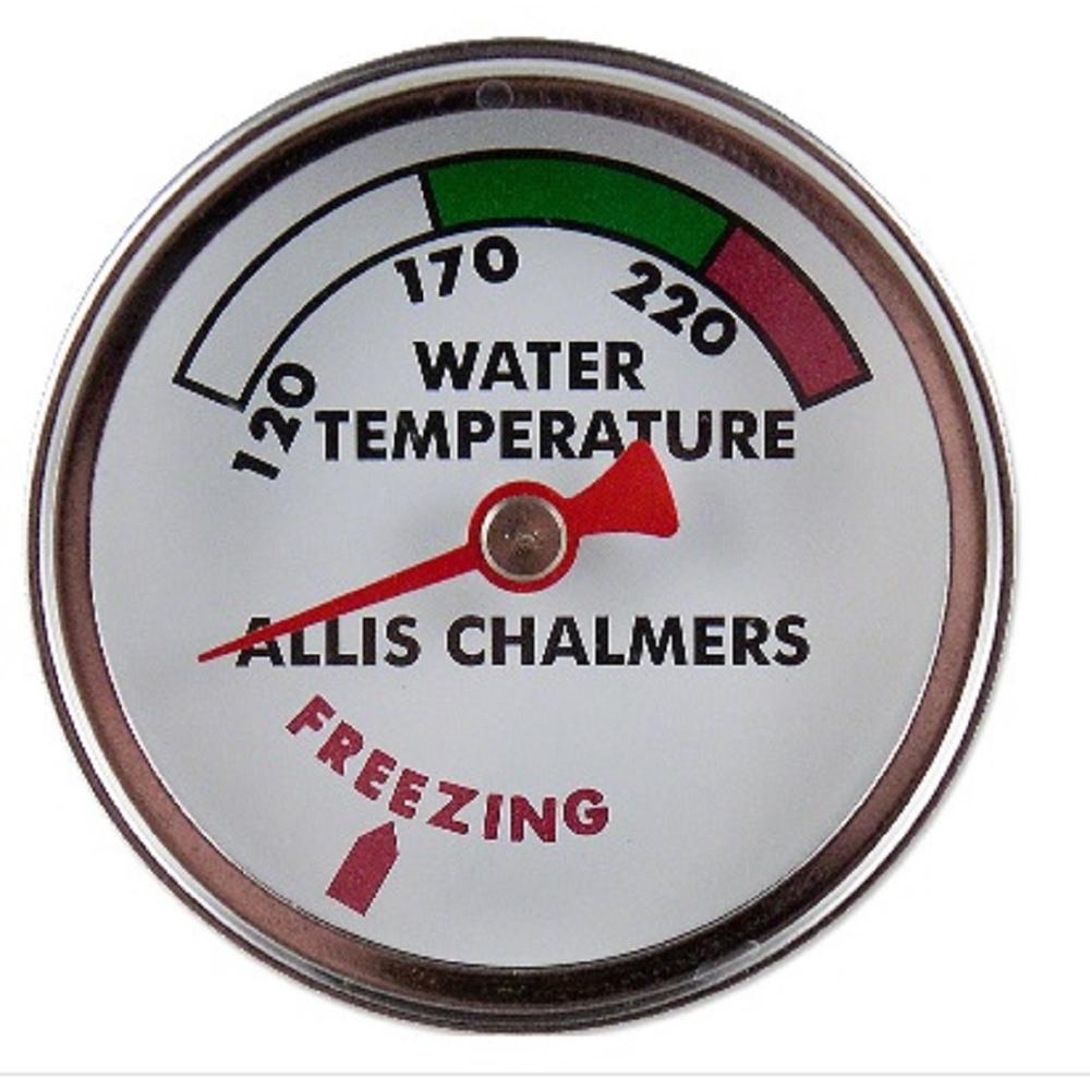 New Replacement Water Temperature Gauge Fits Allis Chalmers B C WD WD45