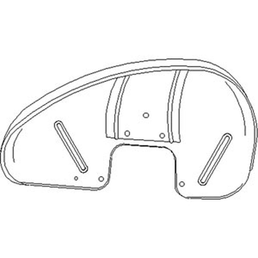 70224934 New RH Fender w/o Bracket Fits Allis Chalmers Tractor WD WD45