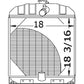 70228587 Radiator Fits Allis Chalmers WC WD WD45 Gas Tractors