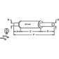 Muffler Fits Allis Chalmers 1.62" Inlet ID 1.75" Outlet OD 70229531