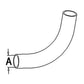 Upper Radiator Hose Fits Allis Chalmers Replaces 229636