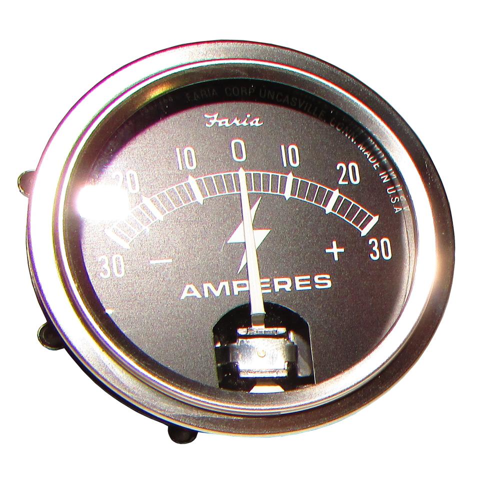 30 Amp Ammeter Gauge Fits Case Replaces 10860