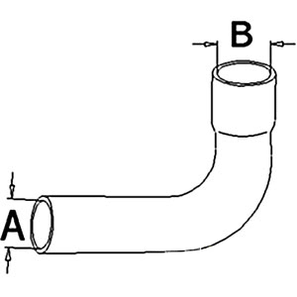 Upper Radiator Hose Fits Allis Chalmers Replaces 243014