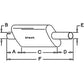 New Vertical Muffler Fits Allis Chalmers 1.93" Inlet ID 2" Outlet OD