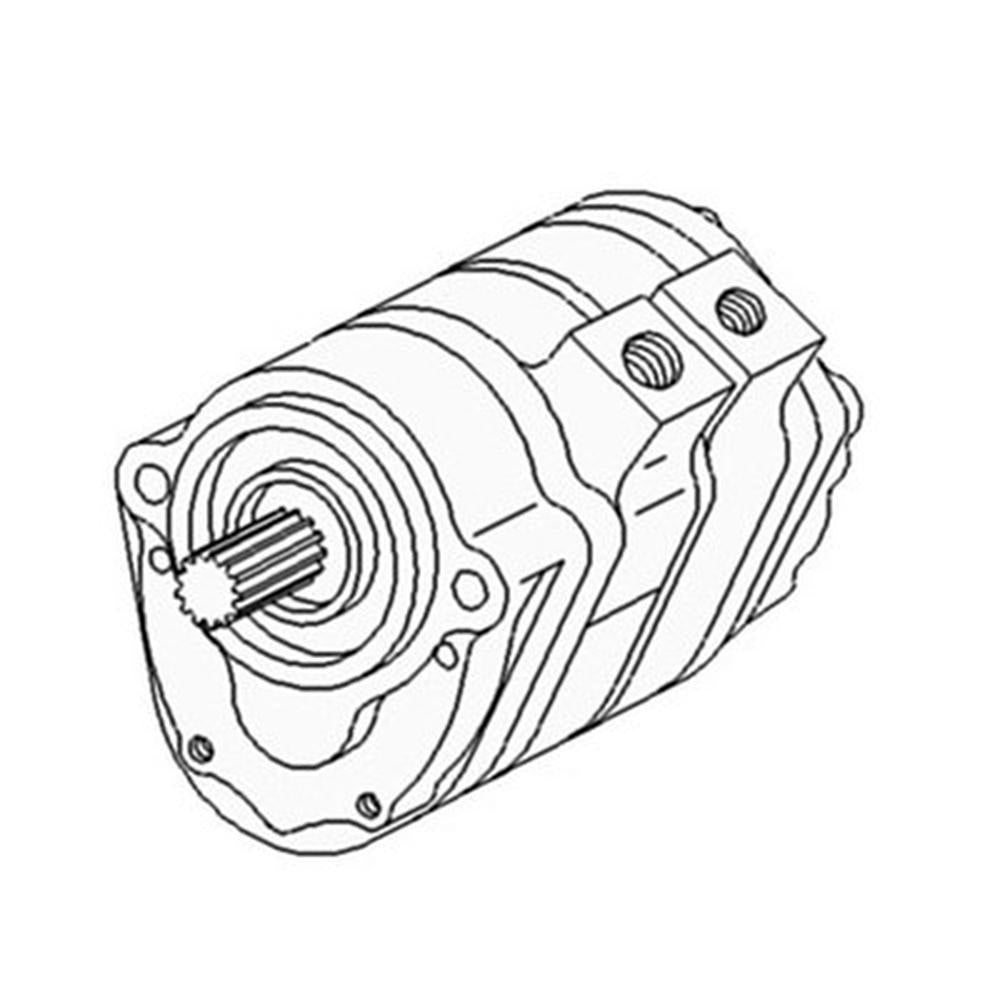 70248735 New Hydraulic Pump Fits Allis Chalmers Tractor Models 190 200 +