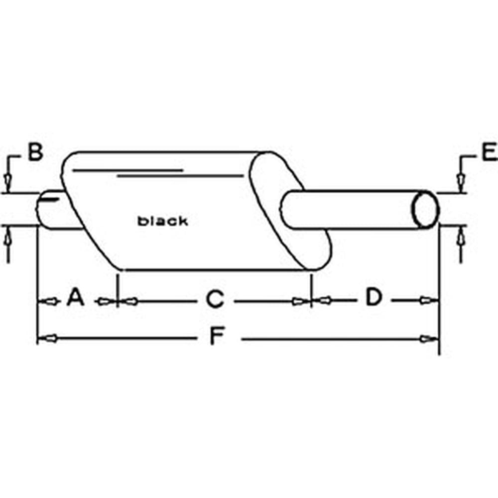 Muffler Fits Allis Chalmers 180 185 70248883