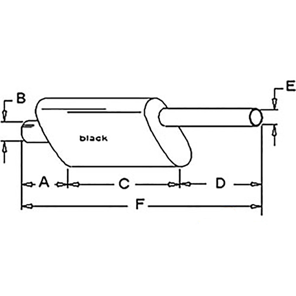 Muffler Fits Allis Chalmers 170 175 180 70250049