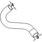 Radiator Hose - Lower Fits Allis Chalmers 7000 70260326