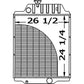70260432 New Radiator Fits Allis Chalmers Tractor 7000