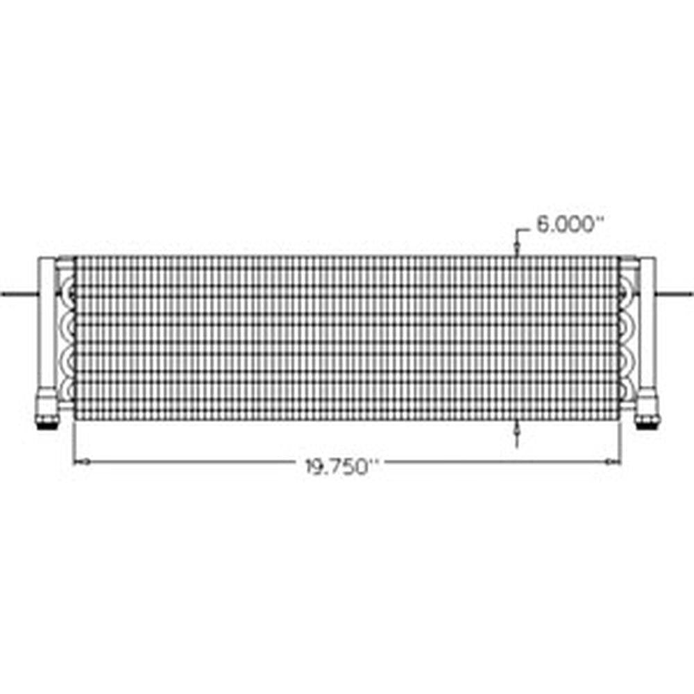 70272180 New Oil Cooler Fits Allis Chalmers Tractors 185 190XT 200 220