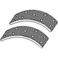 2 Brake Lining Kit Shoes Fits Allis Chalmers WD45 WD D17 For One Band 70276950