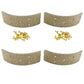 70276950 Four Tractor Brake Lining Kits Fits Allis Chalmers D17 WD WD45