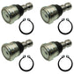 Qty 4: Front Suspension Ball Joint Fits Polaris Replaces 7081665