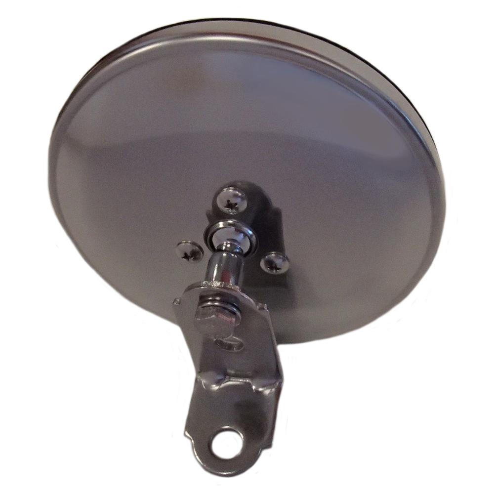 708520 Velvac 5" SS Stainless Steel Convex Blind Spot Mirror w/ Center Mount