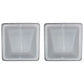 Pack of (2) Roof Vent Non-Powered with Exchange Lid - 14" White