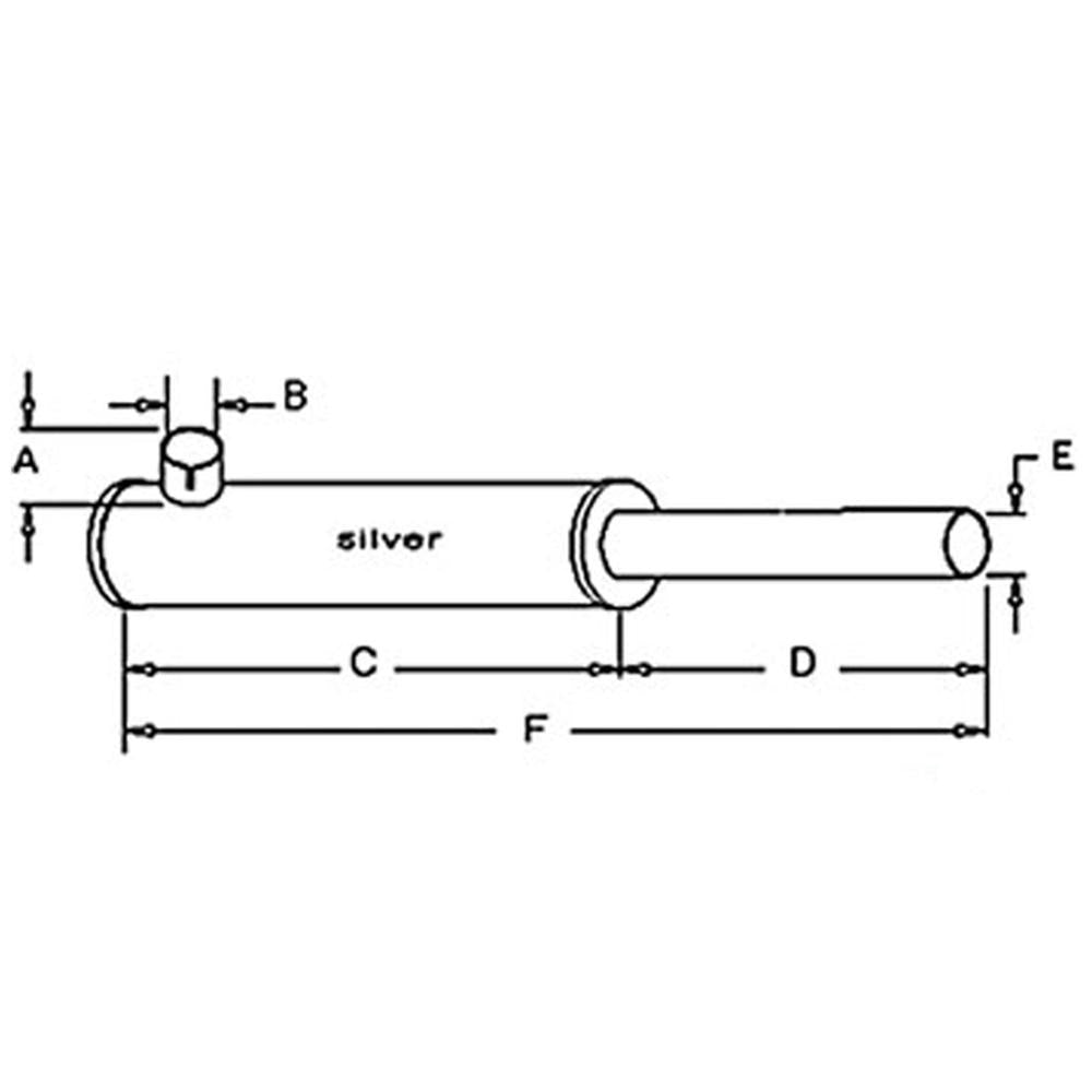 71136466 New Muffler Fits Allis Chalmers Tractor Models H A B C C2 860 +