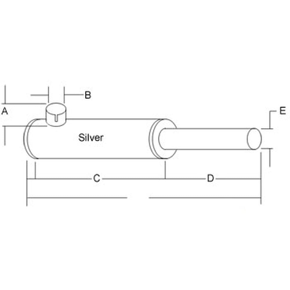 Muffler fits Gleaner F F2 K 71147567