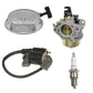Recoil Air Filter Carburetor Ignition Coil Plug Fits Honda GX340 11HP GX390 13HP
