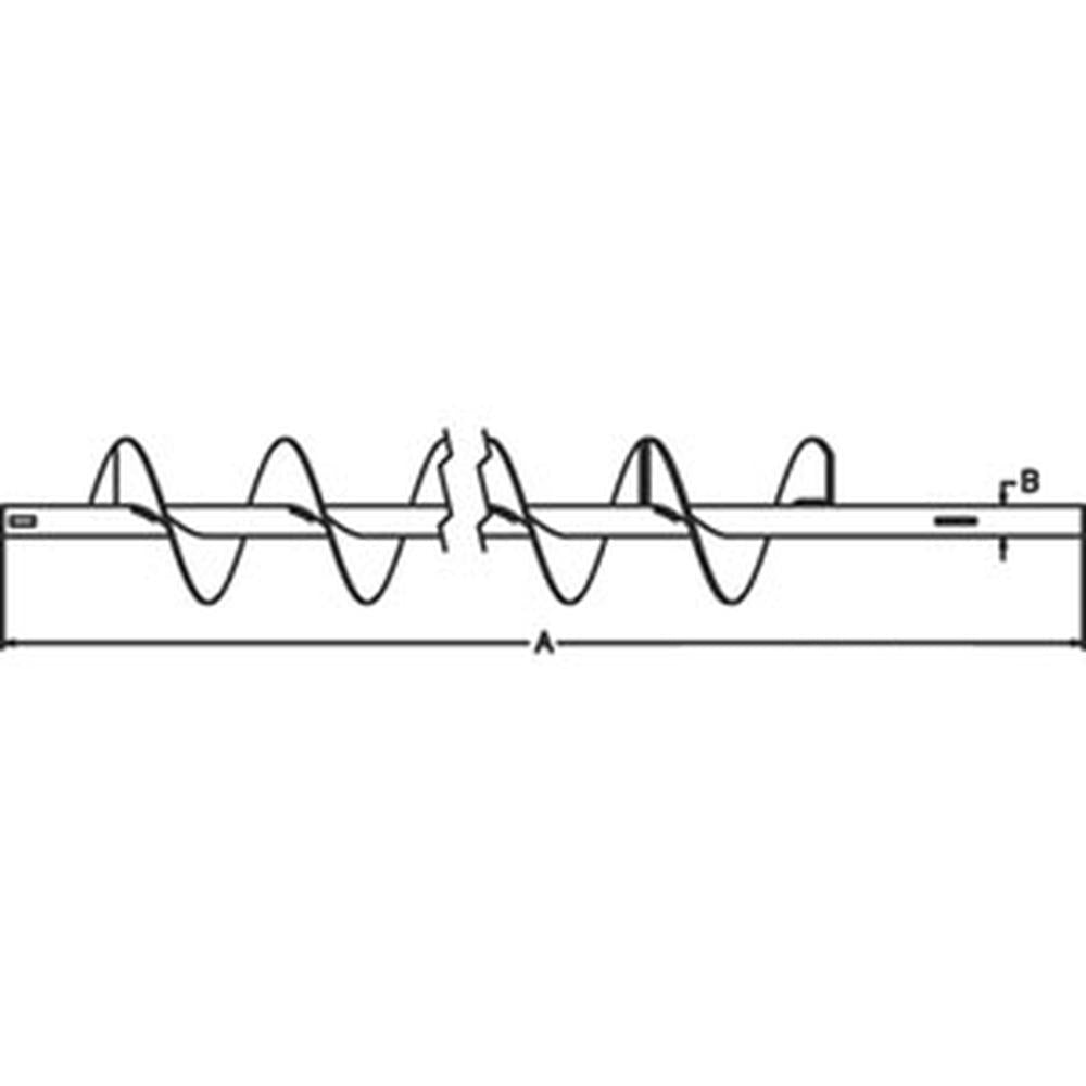 71389854 New Clean Grain Bottom Auger Fits Massey Ferguson Combine 8780 8780XP
