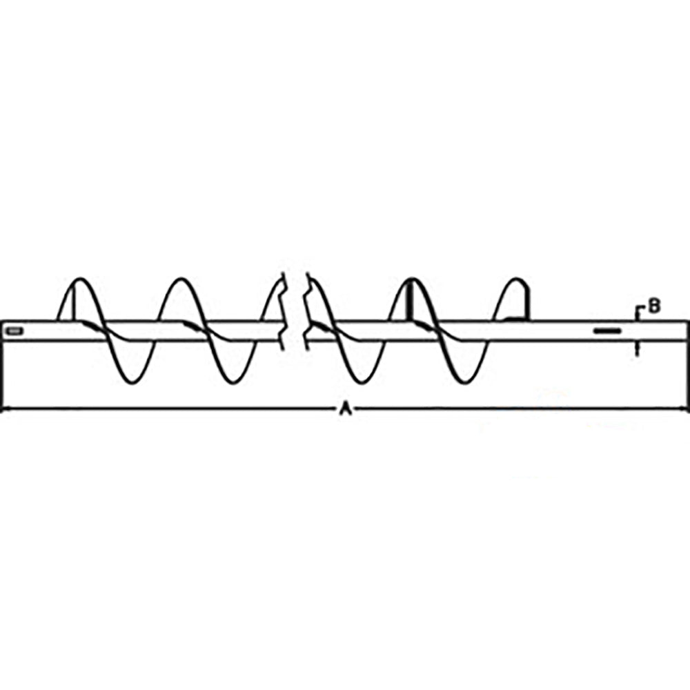 71389854 New Clean Grain Bottom Auger Fits Massey Ferguson Combine 8780 8780XP