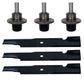 3-Spindles & Blades Kit Fits Bad Boy Replaces 038-5350-00